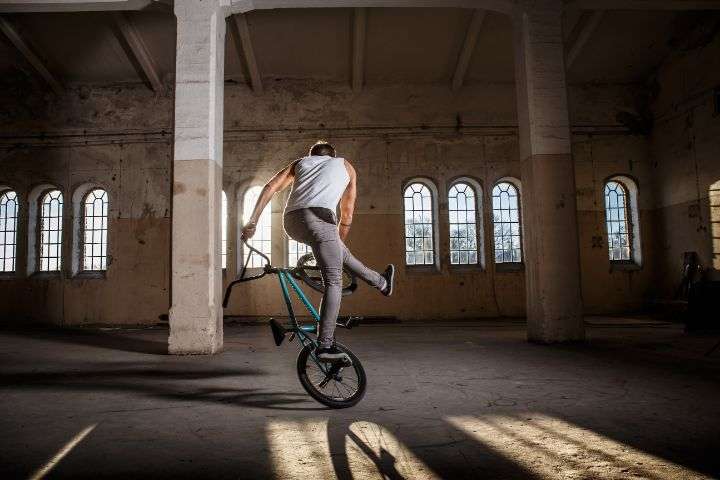 flatland bike riding