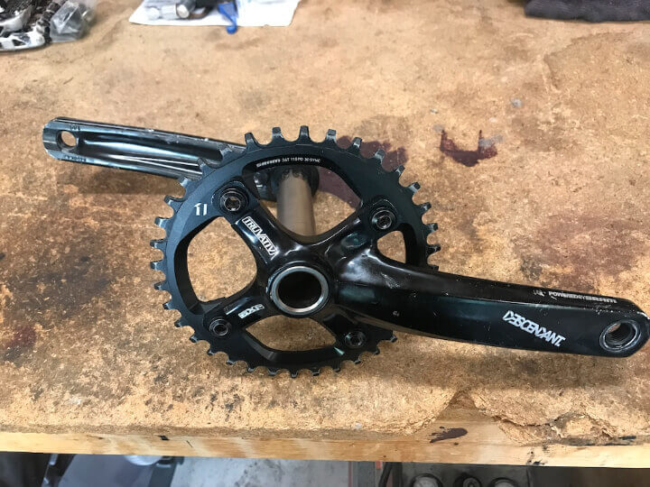 sram mountain biking crank
