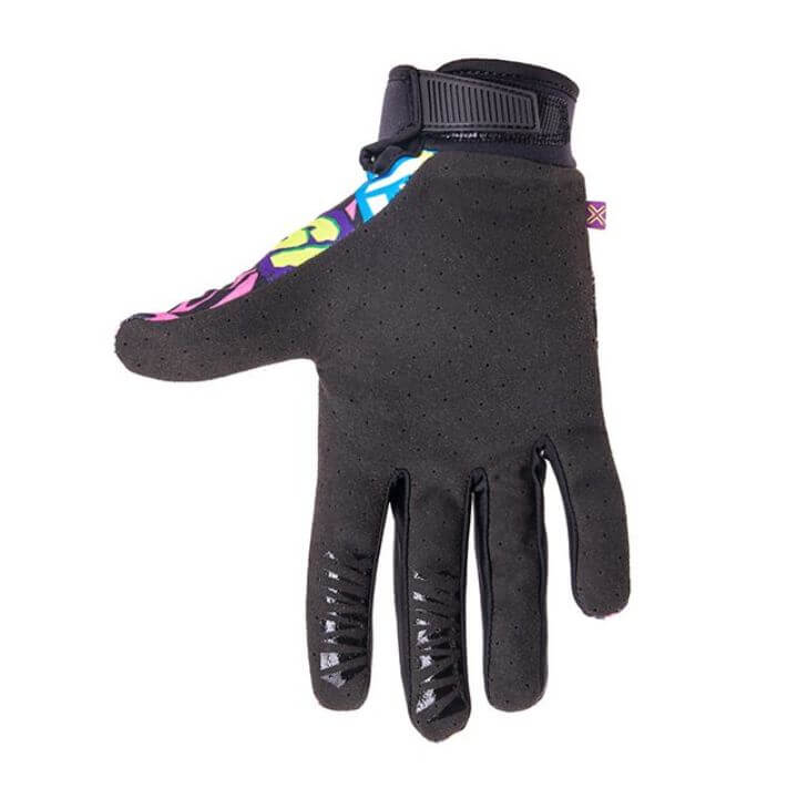 sticker bomb bike glove