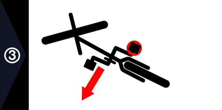 kick your bike frame step 3